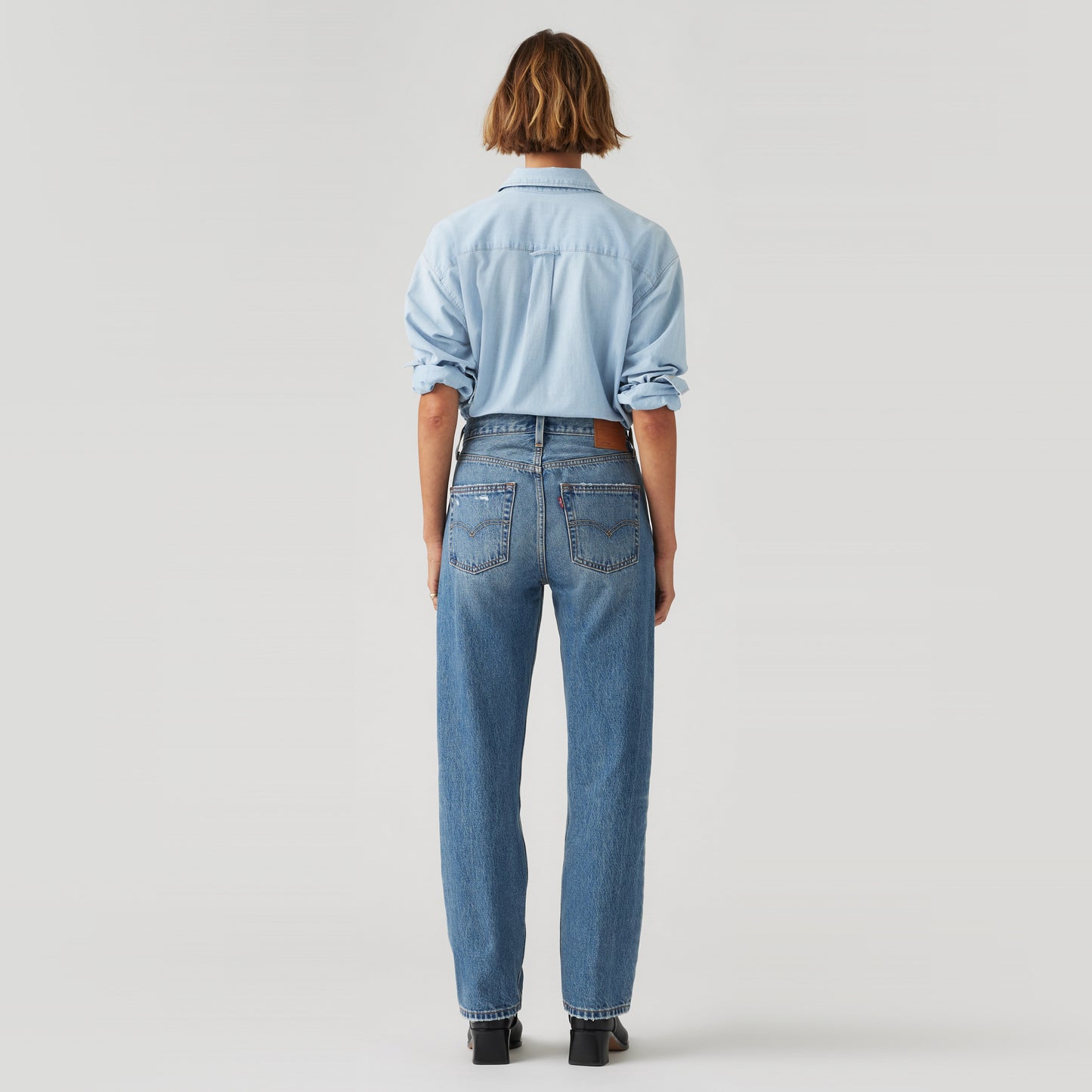 LEVI'S® WOMEN'S 501® '90S JEANS - MED INDIGO - WORN IN