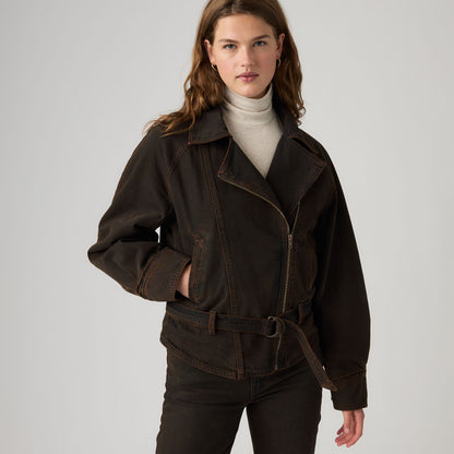 LEVI'S® WOMEN'S 80'S BOMBER JACKET - BROWN