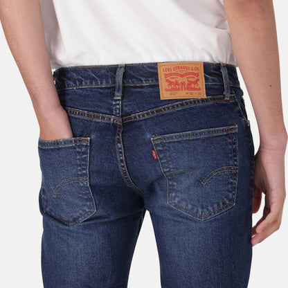 LEVI'S® MEN'S 511™ SLIM JEANS - DARK INDIGO - WORN IN
