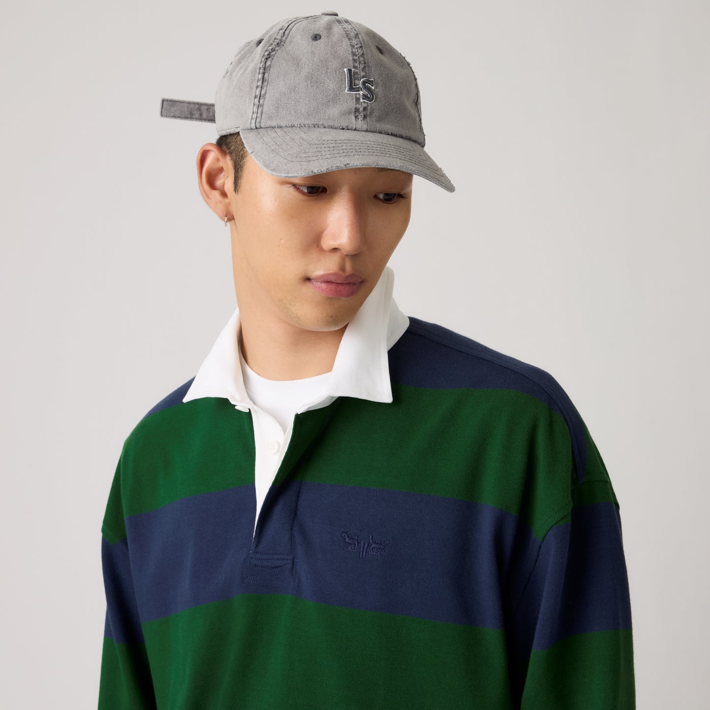 LEVI'S® MEN'S HUDSON BOXY RUGBY SHIRT - MULTI-COLOR
