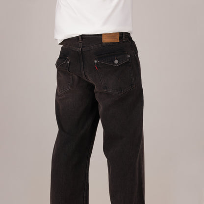 LEVI'S® MEN'S TWISTED BAGGY WIDE-LEG  JEANS - BLACK