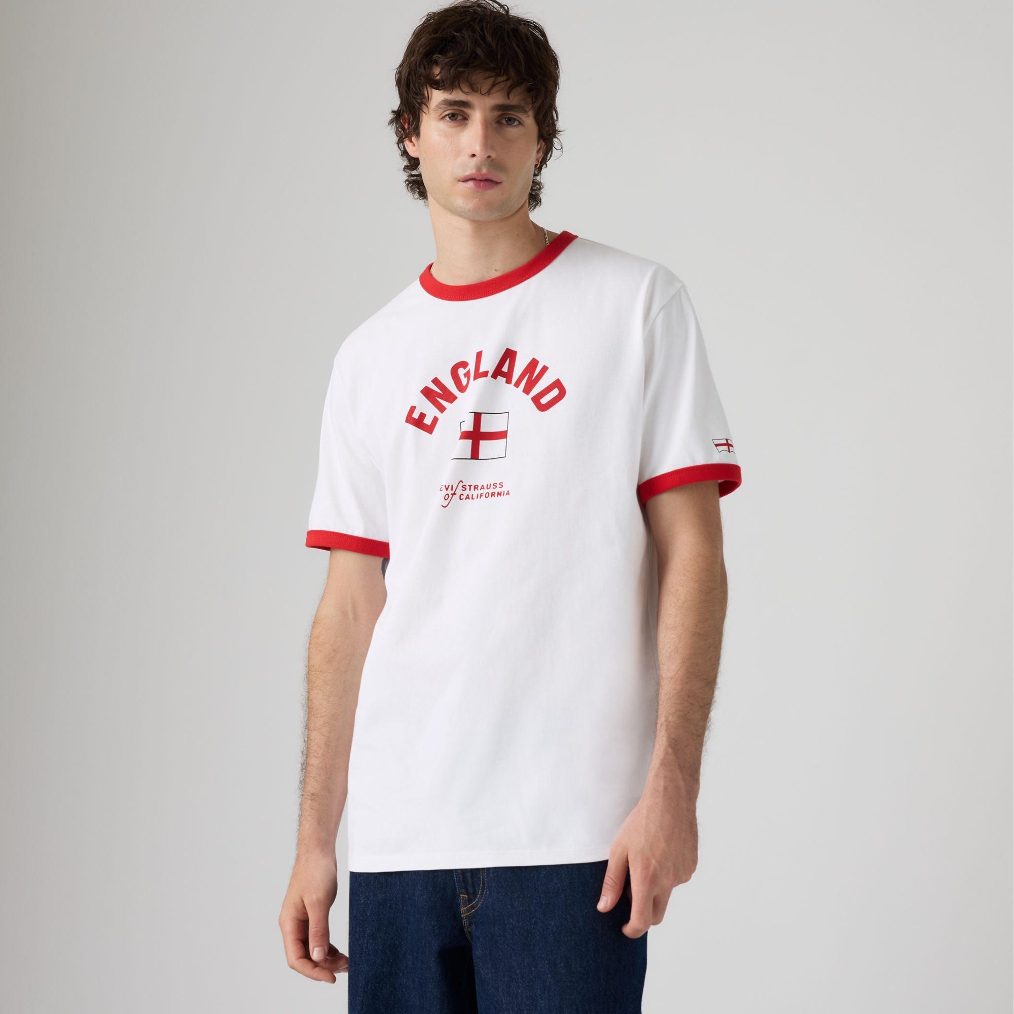 LEVI'S® ENGLAND MEN'S RINGER TEE - MULTI COLOUR