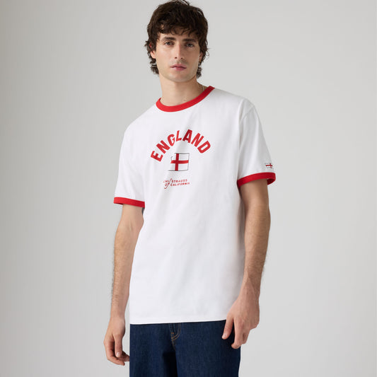 LEVI'S® ENGLAND MEN'S RINGER TEE - MULTI COLOUR