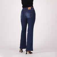 LEVI'S® WOMEN'S CURVY FLARE  - DARK INDIGO  WORN IN