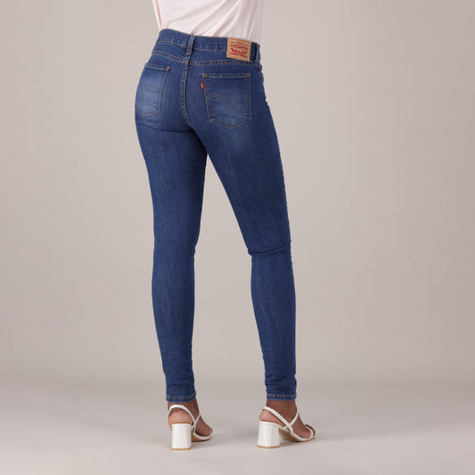 LEVI'S® WOMEN'S CURVY SKINNY - MED INDIGO - WORN IN