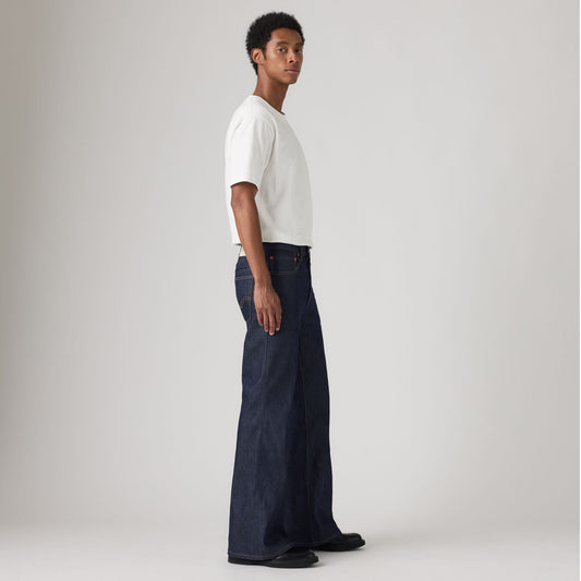 LEVI’S® X SACAI BELTED FLARE PANTS - RIGID BLUE