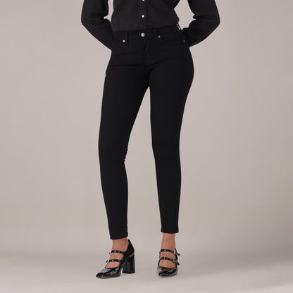 LEVI'S® WOMEN'S CURVY SUPER SKINNY  - BLACK