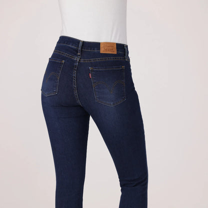 LEVI'S® WOMEN'S CURVY SKINNY  - DARK INDIGO - WORN IN