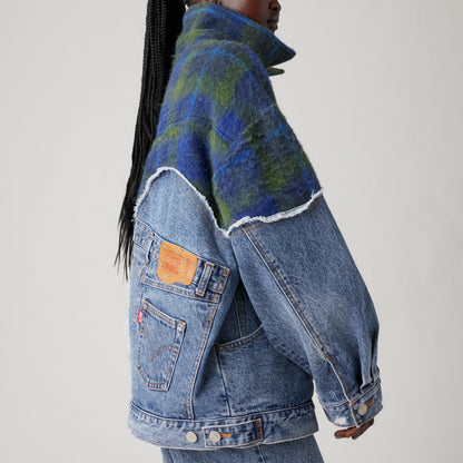 LEVI’S® X ADSB ANDERSSON BELL SPLICED TRUCKER JACKET - GREEN