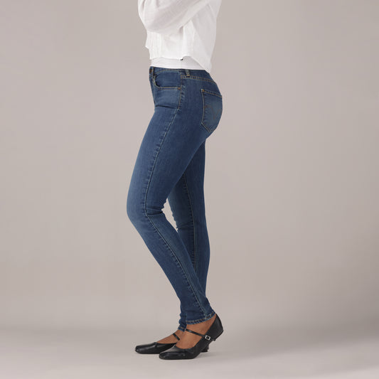 LEVI'S® WOMEN'S CURVY HIGH-RISE SUPER SKINNY  - BLACK