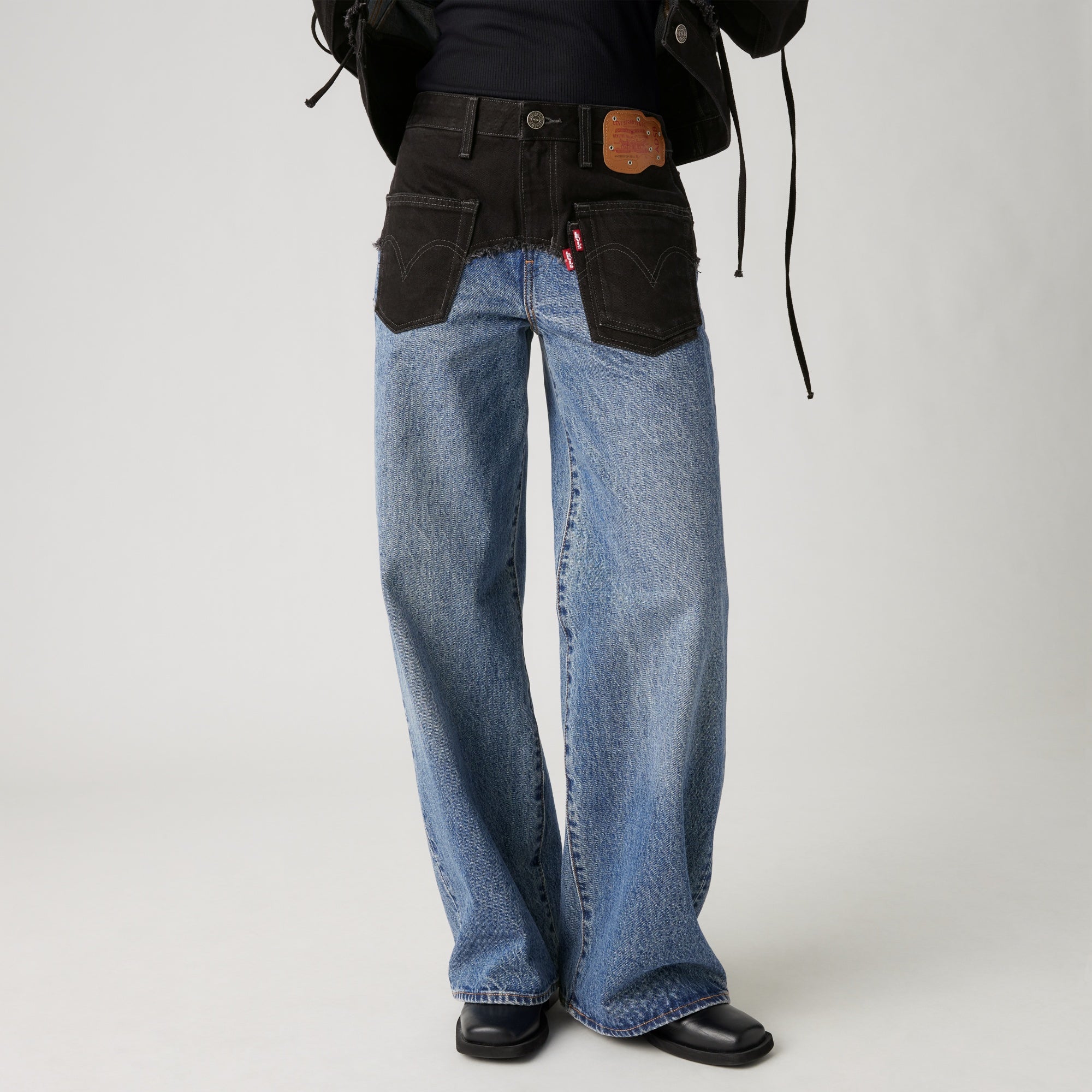 LEVI S X ADSB ANDERSSON BELL BAGGY JEANS MED INDIGO WORN IN