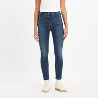 LEVI'S® WOMEN'S RETRO HIGH SKINNY JEANS - DARK INDIGO - WORN IN