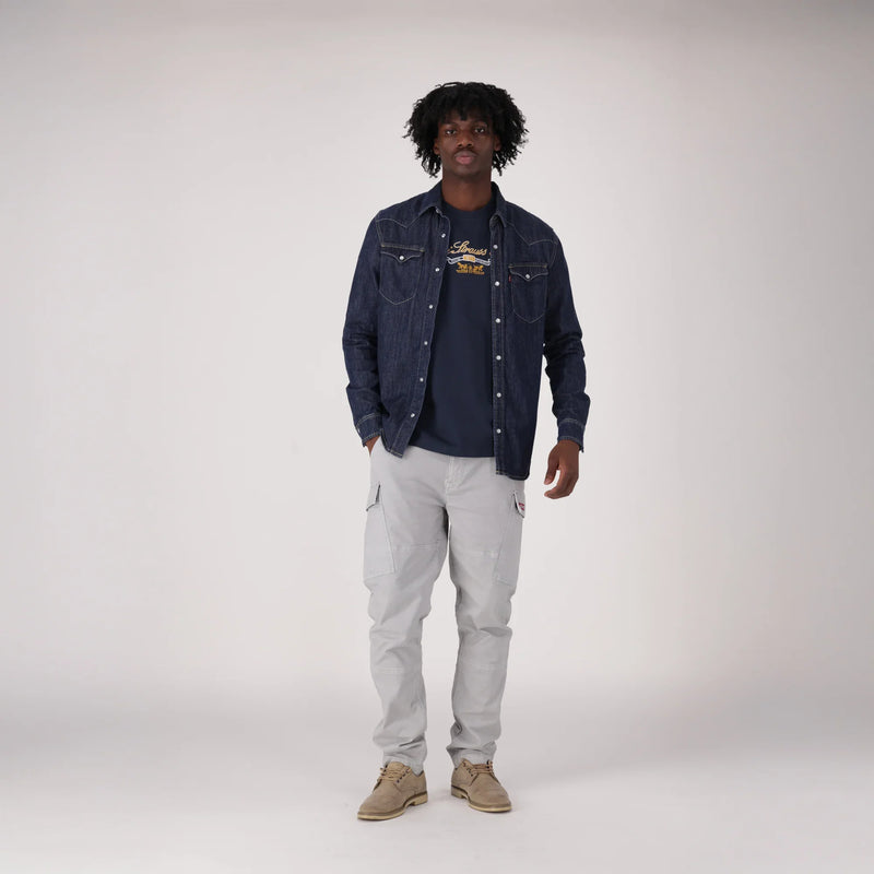 LEVI'S® MEN'S CLASSIC STANDARD FIT WESTERN SHIRT - BLUE
