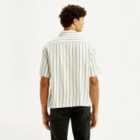 Levi's® Men's Striped Off White Boxy Fit Camp Shirt