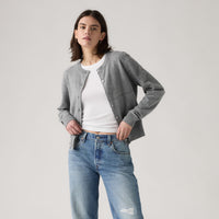 LEVI'S® WOMEN'S SUPERSOFT CREWNECK CARDIGAN - NEUTRAL