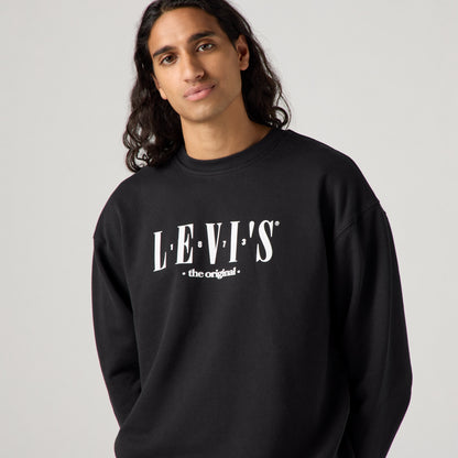 LEVI'S® MEN'S RELAXED GRAPHIC CREWNECK SWEATSHIRT - BLACK