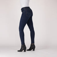LEVI'S® WOMEN'S CURVY HIGH-RISE SUPER SKINNY - DARK INDIGO - WORN IN