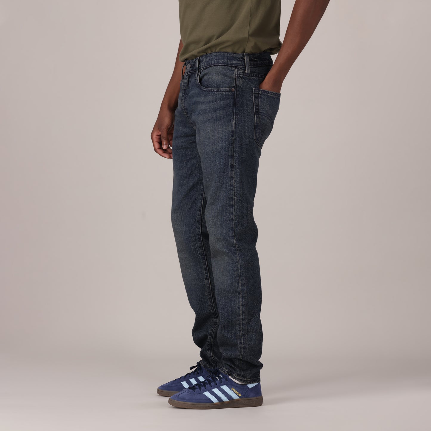 LEVI'S® MEN'S 502™ TAPER JEANS - DARK INDIGO - WORN IN