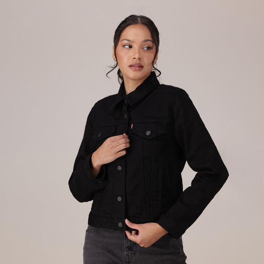 LEVI’S® WOMEN'S ORIGINAL TRUCKER JACKET - BLACK
