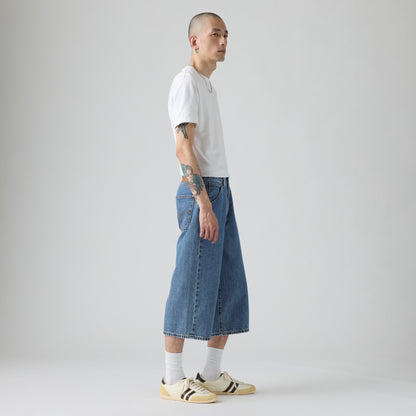LEVI'S® MEN'S TWISTED BAGGY CAPRIS - MED INDIGO - FLAT FINISH