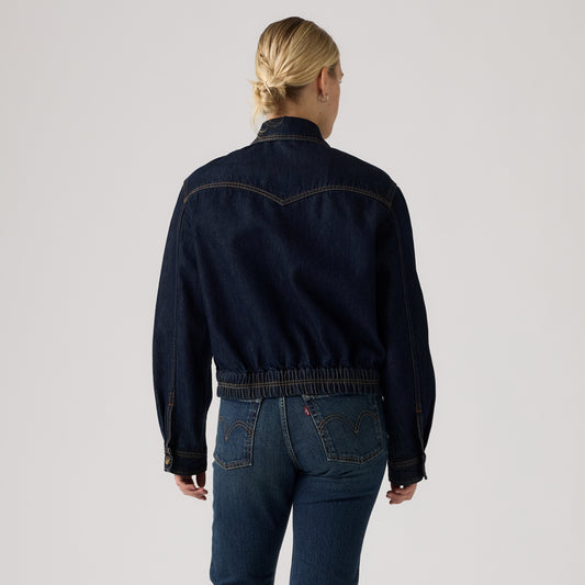 LEVI'S® WOMEN'S CHARLI WESTERN UTILITY JACKET - BLUES