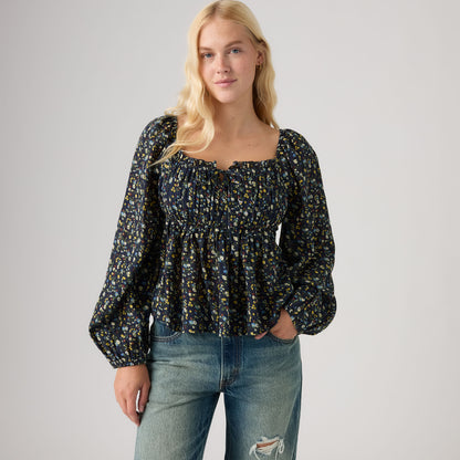 LEVI'S® WOMEN'S ORAYA LONG-SLEEVE BLOUSE - MULTI-COLOR