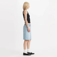 LEVI'S® WOMEN'S BAGGY DAD JORTS - LIGHT INDIGO - WORN IN