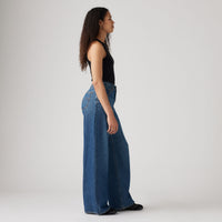 LEVI'S® WOMEN'S CINCH BAGGY JEANS - MED INDIGO - WORN IN
