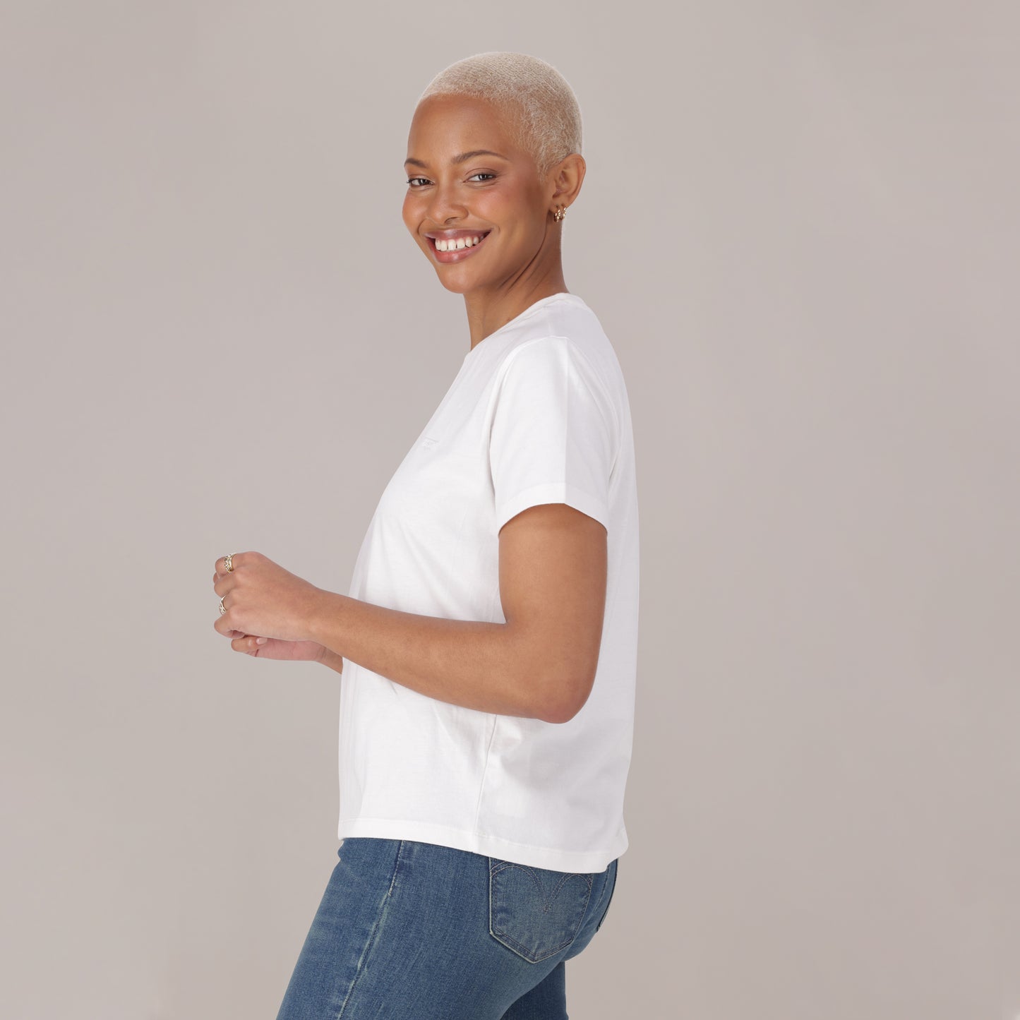 LEVI'S® WOMEN'S FAVORITE COTTON TEE - WHITE