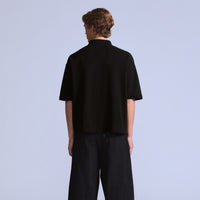 LEVI'S® BLUE TAB™ MEN'S CROPPED POLO - BLACK