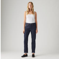 LEVI'S® WOMEN'S 501® ORIGINAL SELVEDGE JEANS - DARK INDIGO FLAT FINISH