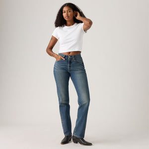 LEVI'S® WOMEN'S 501® CURVE JEANS - MED INDIGO - WORN IN