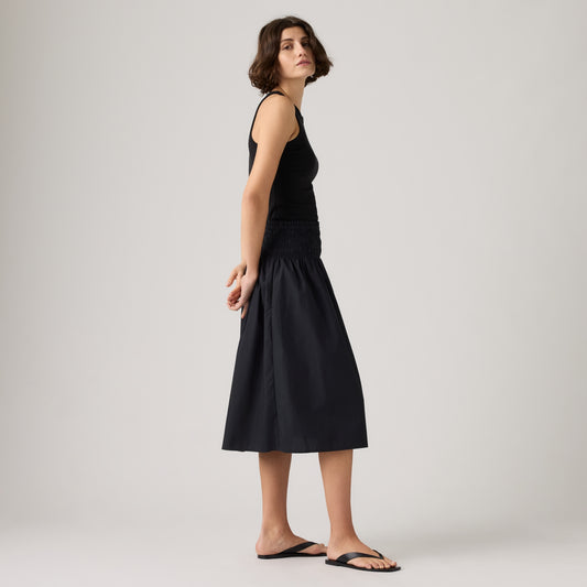LEVI'S® WOMEN'S EVERDEEN MIDI SKIRT - BLACK