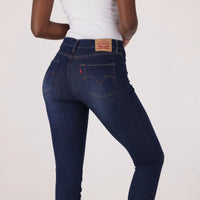 720 HIGH-RISE SUPER SKINNY JEANS - DARK INDIGO - WORN IN