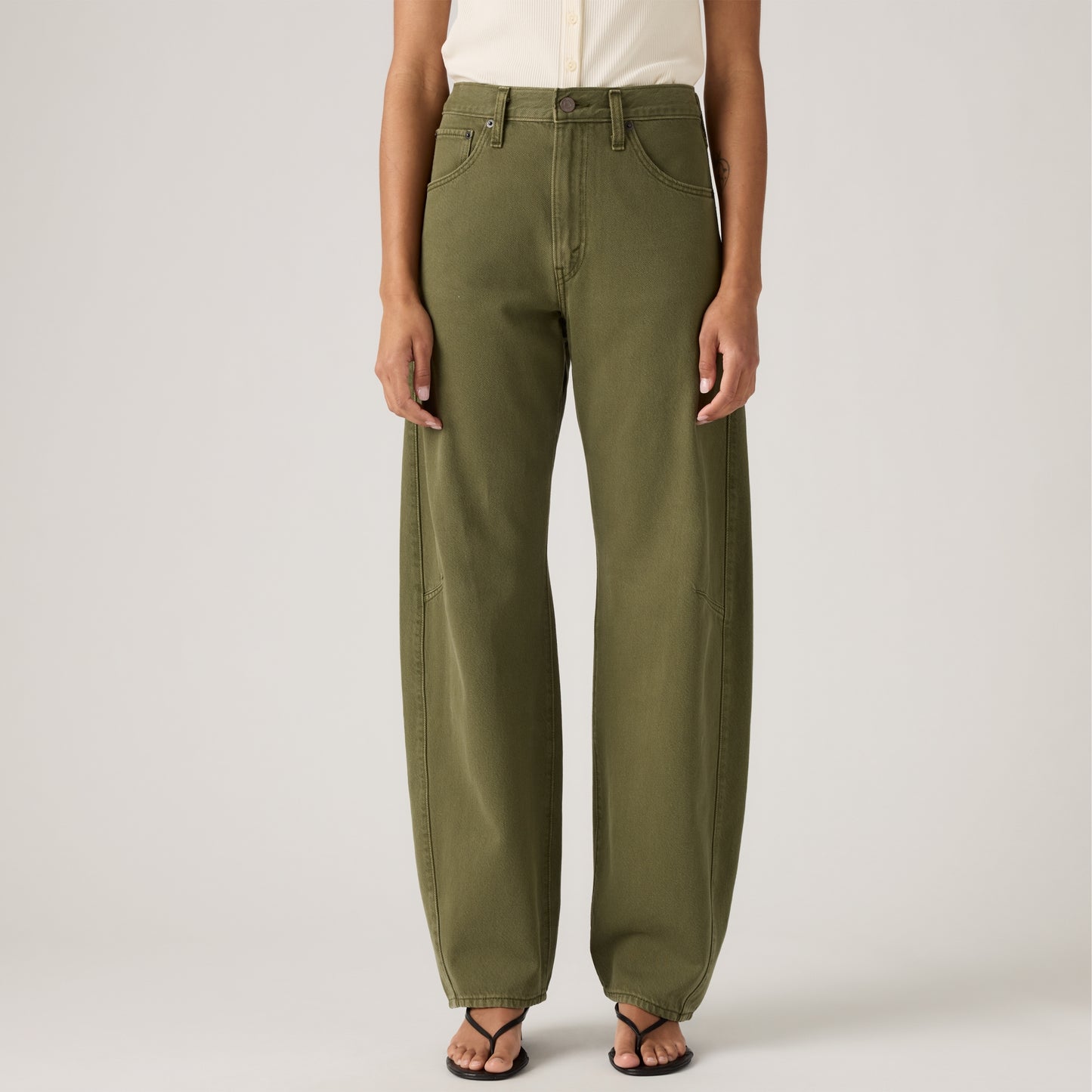 LEVI'S® WOMEN'S CINCH BARREL JEANS - GREEN