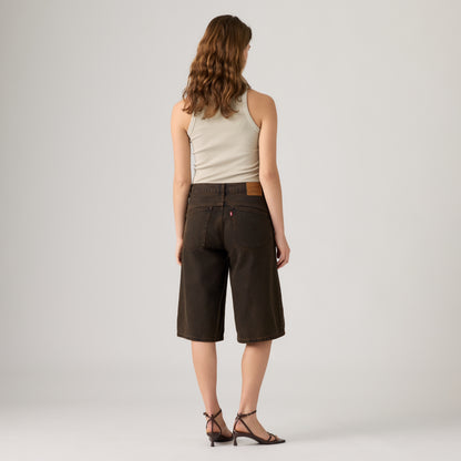 LEVI'S® WOMEN'S SUPER BAGGY JORTS - BLACK