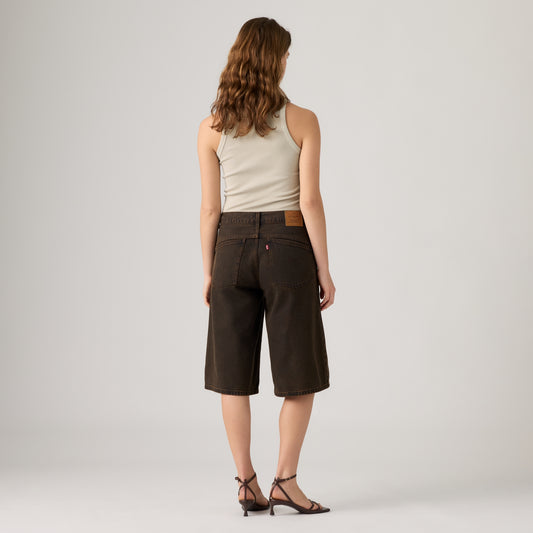LEVI'S® WOMEN'S SUPER BAGGY JORTS - BLACK