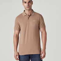 LEVI'S® MEN'S SOLID TAN POLO T-SHIRT - NEUTRAL