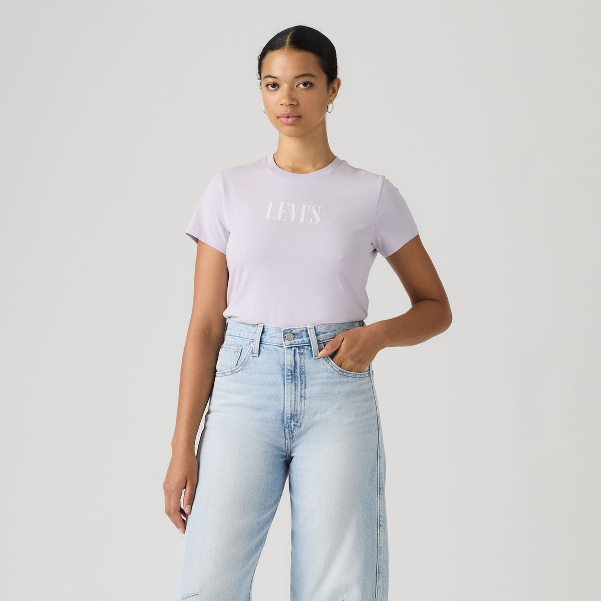LEVI'S® WOMEN'S PERFECT T-SHIRT - PURPLE