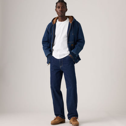 LEVI'S® MEN'S 568™ LOOSE STRAIGHT CARPENTER - MED INDIGO - WORN IN