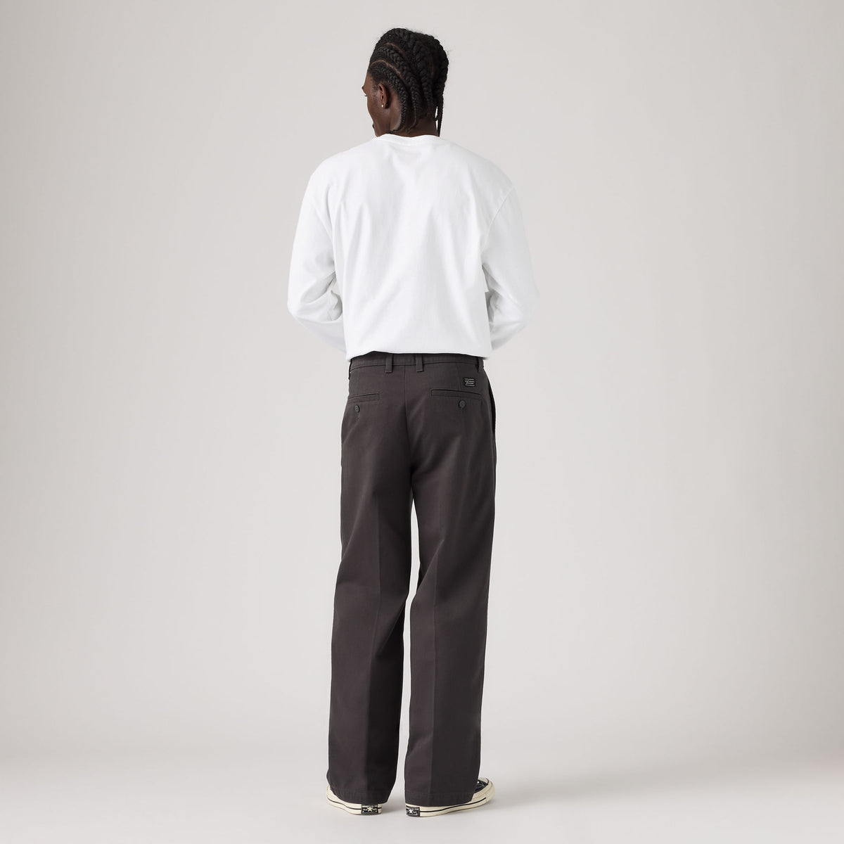 LEVI'S® MEN'S LOOSE PLEATED WORK CHINOS - GREY