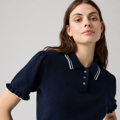 LEVI'S® WOMEN'S SUPERSOFT SUMMER SHORT-SLEEVE POLO - BLUE