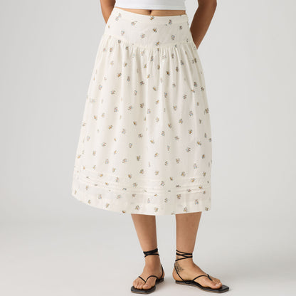 LEVI'S® WOMEN'S BRIONNA MIDI SKIRT - MULTI-COLOR