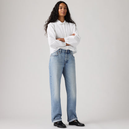 LEVI'S® WOMEN'S 501® '90S JEANS - MED INDIGO - WORN IN