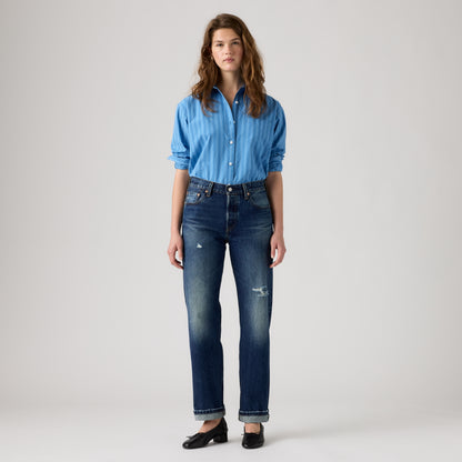 Levi's® Women's 501® '90s Jeans - Med Indigo - Worn In