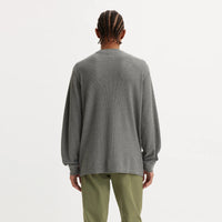 LONG-SLEEVE STANDARD FIT THERMAL T-SHIRT - GREY