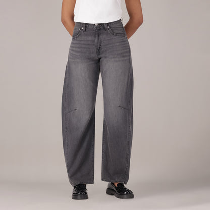 LEVI'S® WOMEN'S CINCH BARREL JEANS - BLACK
