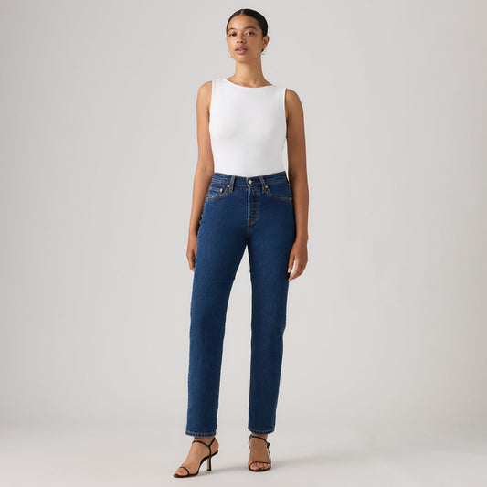 LEVI'S® WOMEN'S 501® CURVE JEANS - MED INDIGO - WORN IN