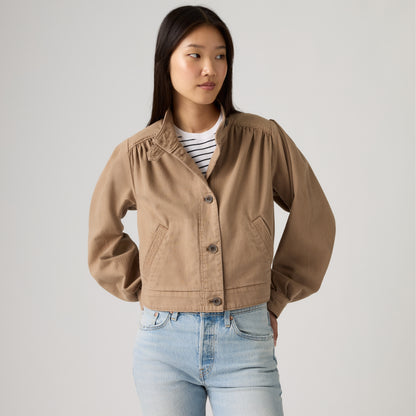 LEVI'S® WOMEN'S PARKER PRETTY SHORT COAT - MULTI COLOUR