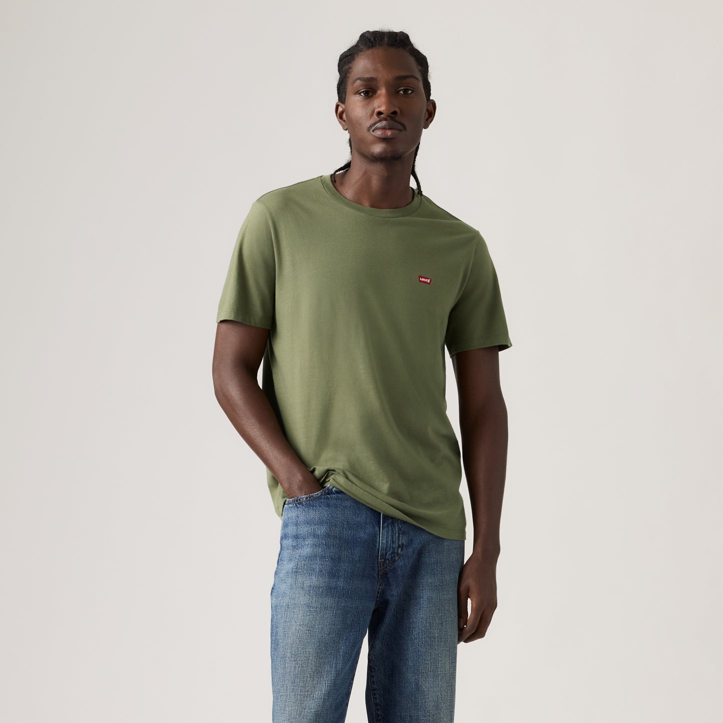 LEVI'S® MEN'S SHORT-SLEEVE CLASSIC HOUSEMARK T-SHIRT - GREEN